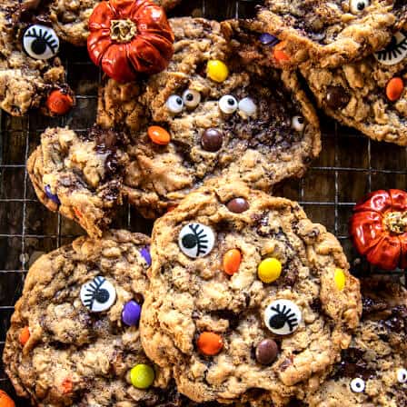 Halloween Monster Mash Cookies | halfbakedharvest.com