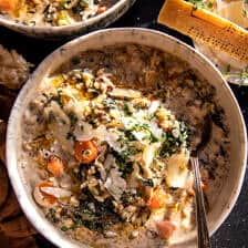 Cozy Wild Rice and Orzo Chicken Soup | halfbakedharvest.com