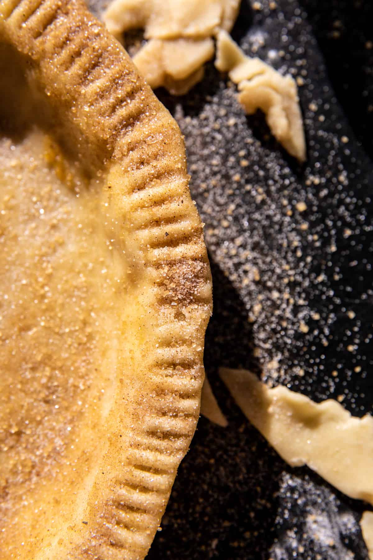Crinkly Salted Caramel Snickerdoodle Pie | halfbakedharvest.com