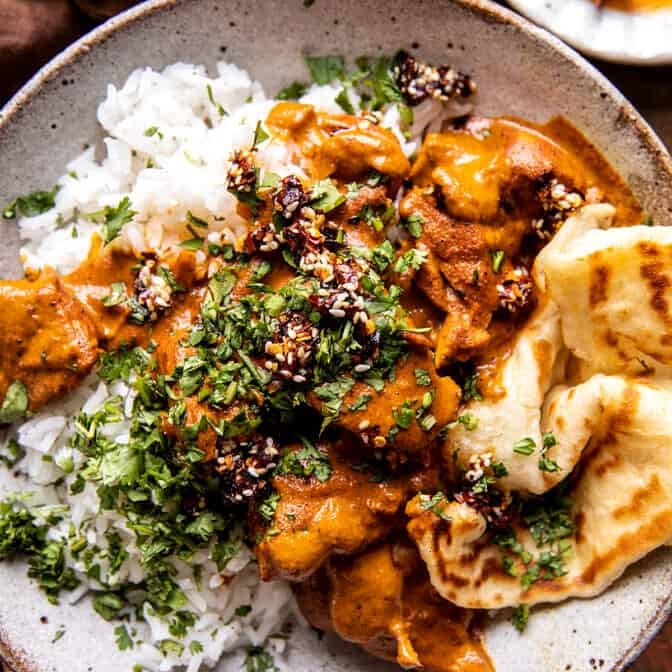 Crockpot Creamy Coconut Chicken Tikka Masala | halfbakedharvest.com