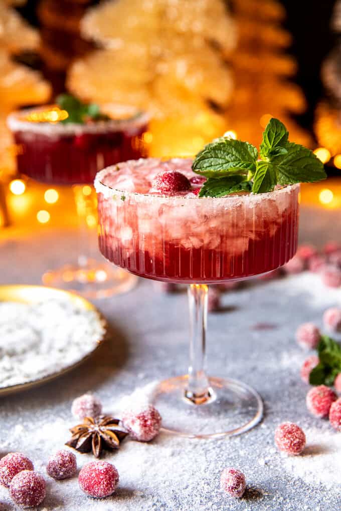 Spicy Sweet Holiday Storm Cocktail | halfbakedharvest.com