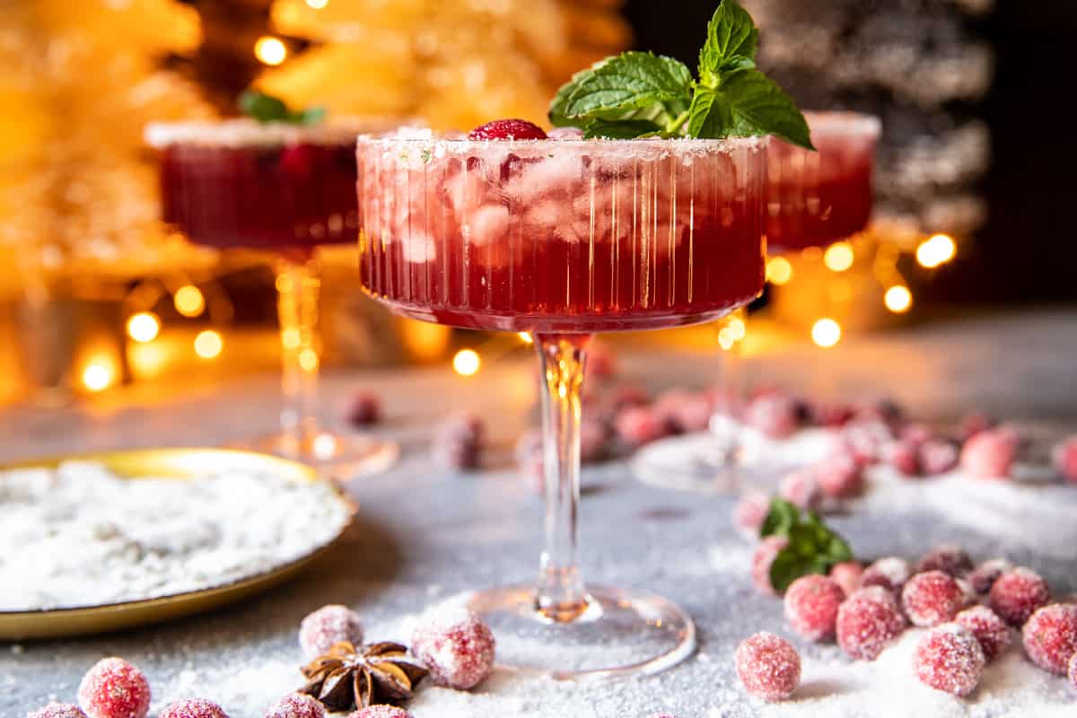 Spicy Sweet Holiday Storm Cocktail | halfbakedharvest.com