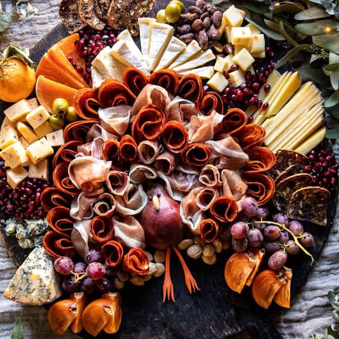 Thanksgiving Turkey Cheese Board | halfbakedharvest.com