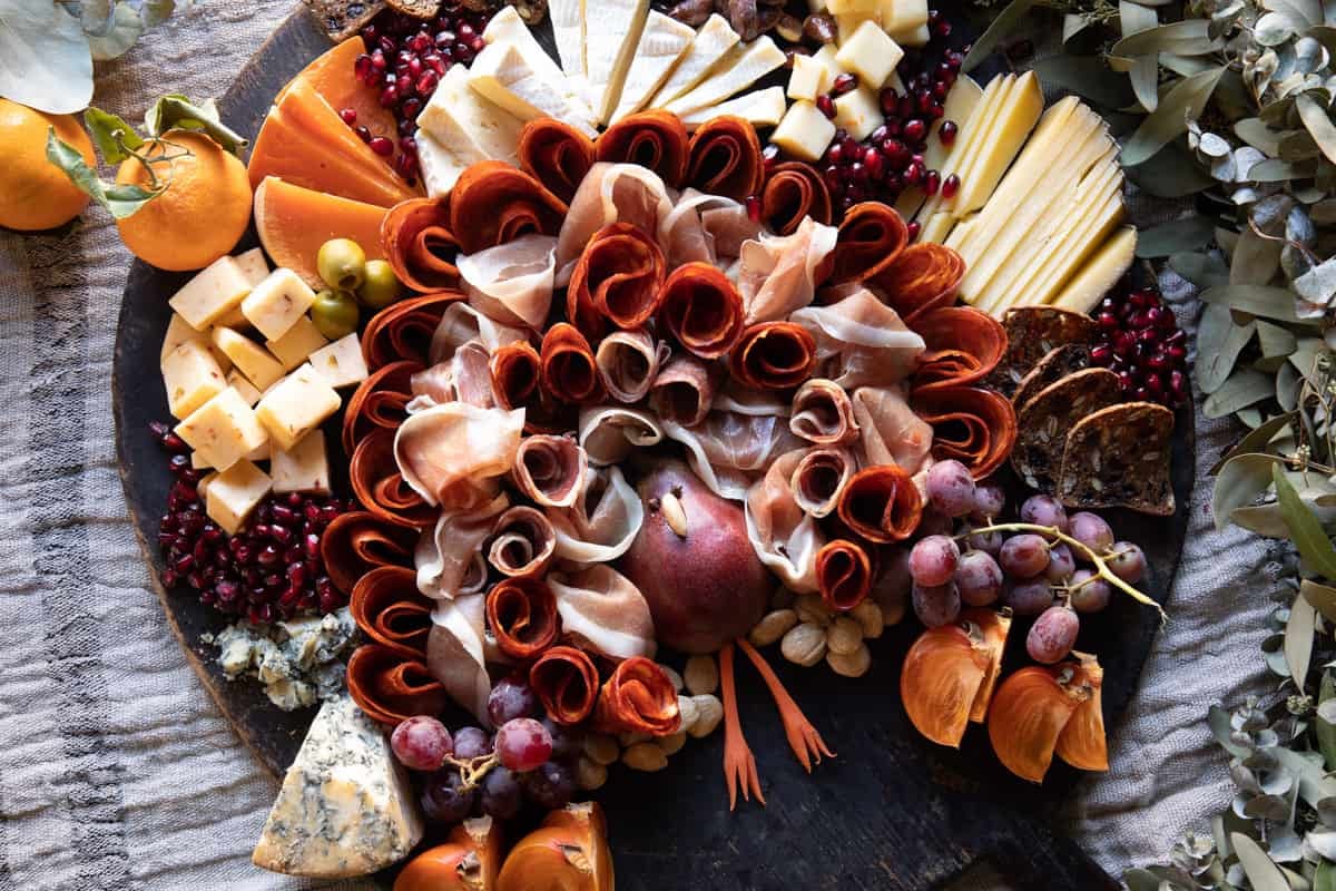 Thanksgiving Turkey Cheese Board | halfbakedharvest.com