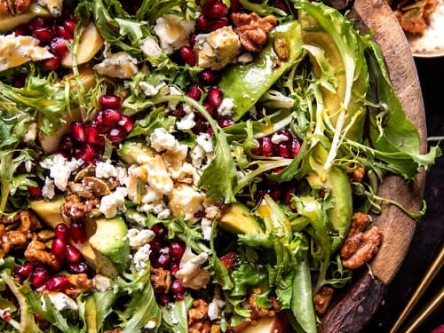 half baked harvest christmas salad with honey mustard dressing ingredients Christmas Salad with Honey Mustard Dressing