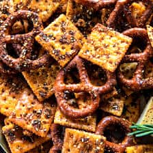 Everything Ranch Crackers and Pretzels | halfbakedharvest.com