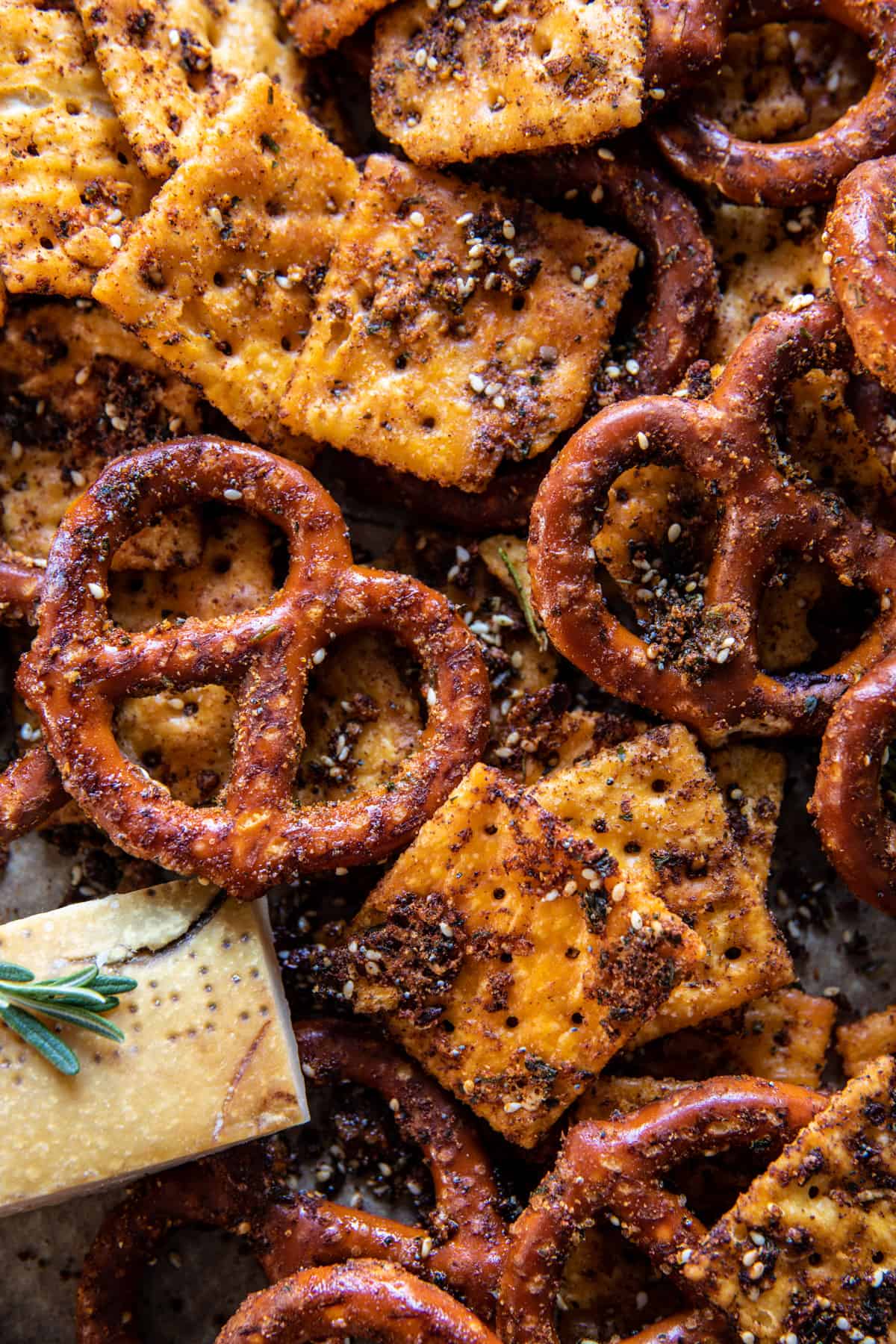 Everything Ranch Crackers and Pretzels | halfbakedharvest.com