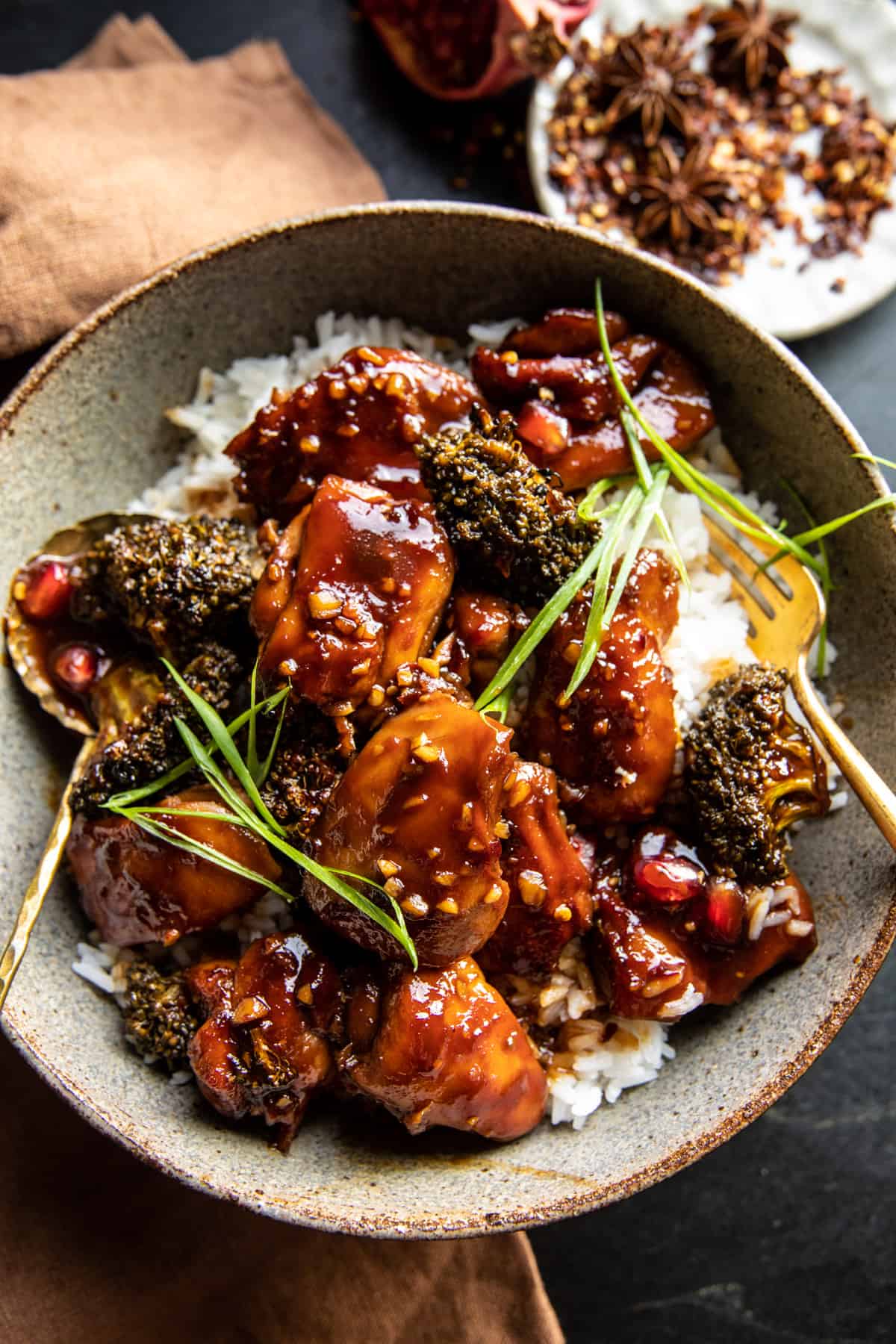 Sheet Pan Sticky Ginger Soy Chicken and Broccoli | halfbakedharvest.com