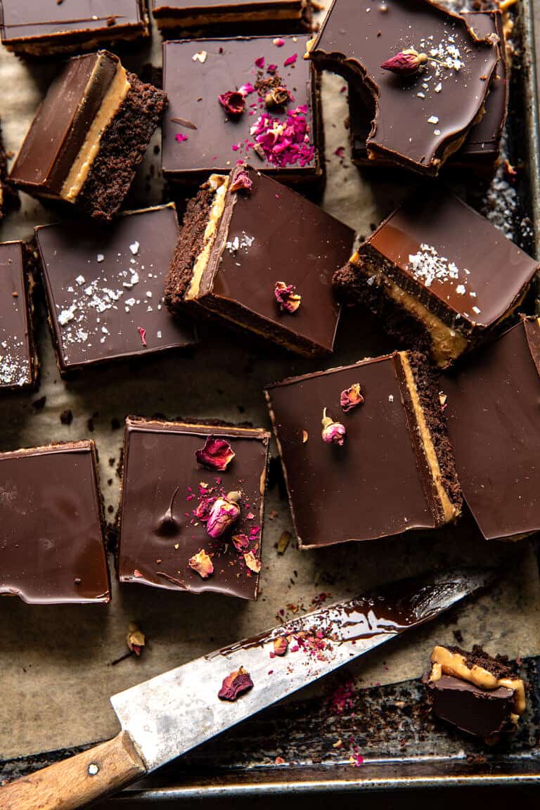 Healthier Buckeye Brownies. Half Baked Harvest