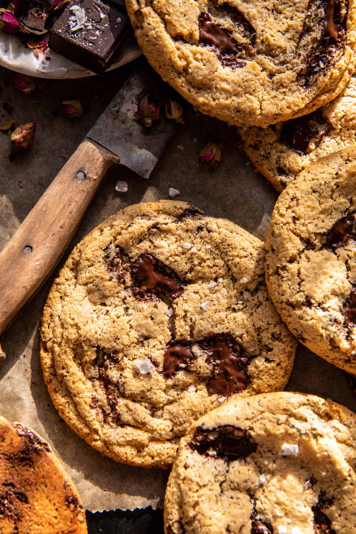 Peanut Butter Protein Chocolate Chip Cookies | halfbakedharvest.com