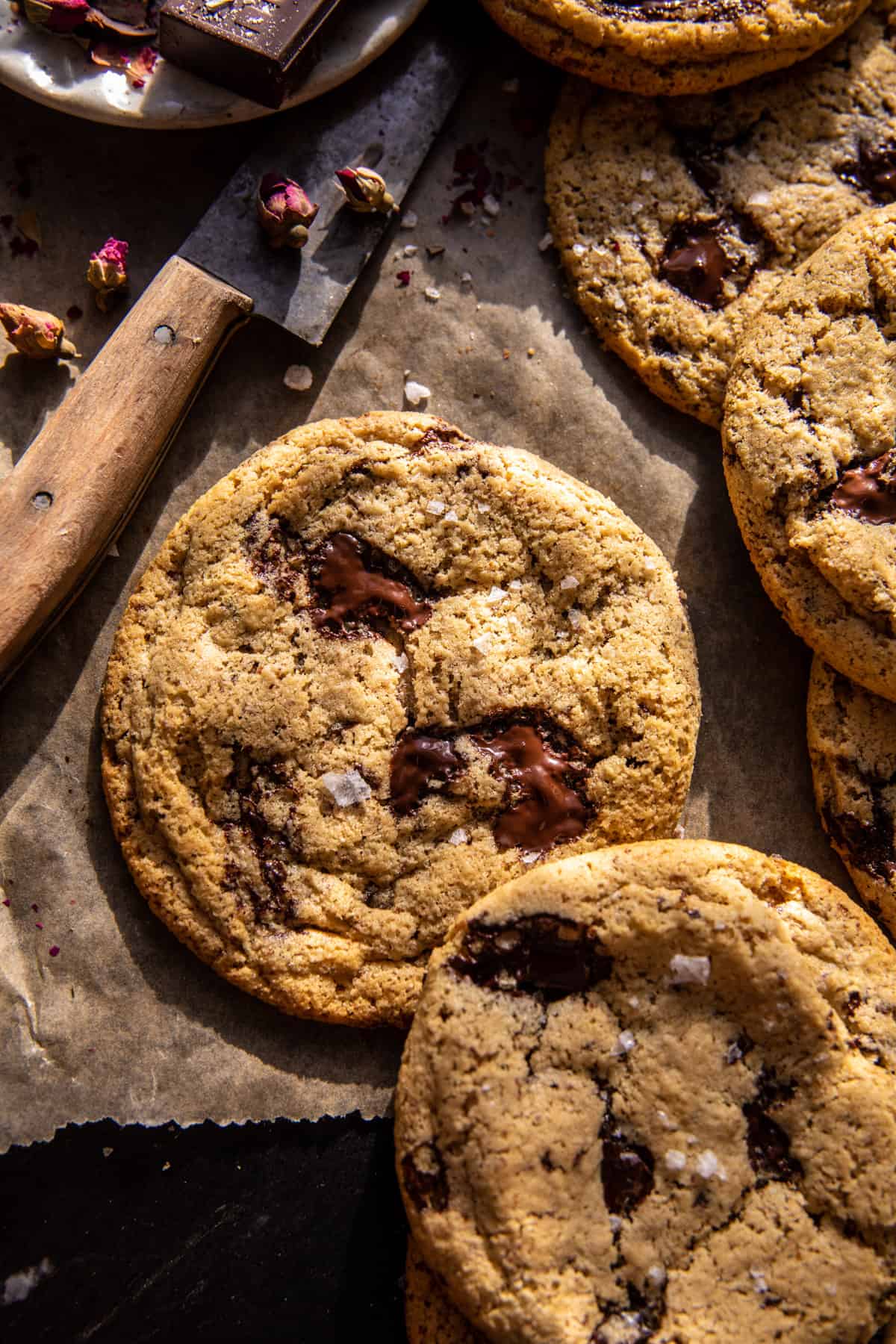 Peanut Butter Protein Chocolate Chip Cookies | halfbakedharvest.com