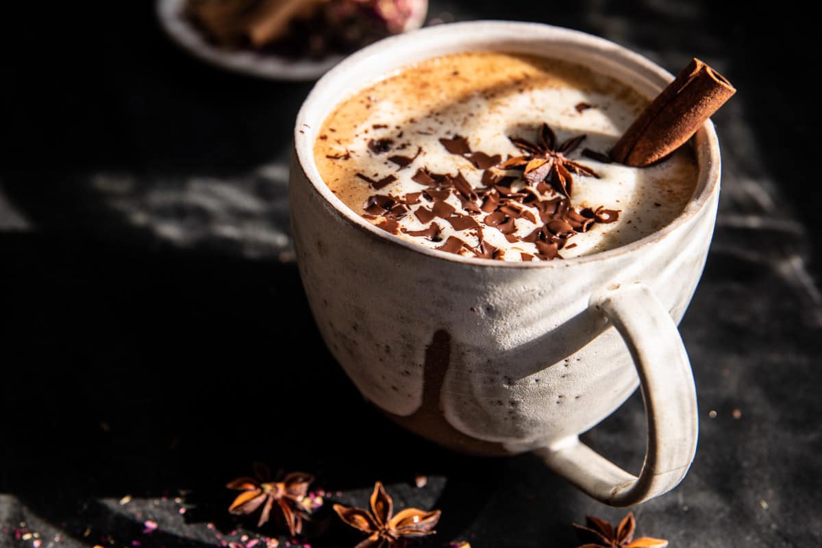 Vanilla Chai Hot Chocolate | halfbakedharvest.com