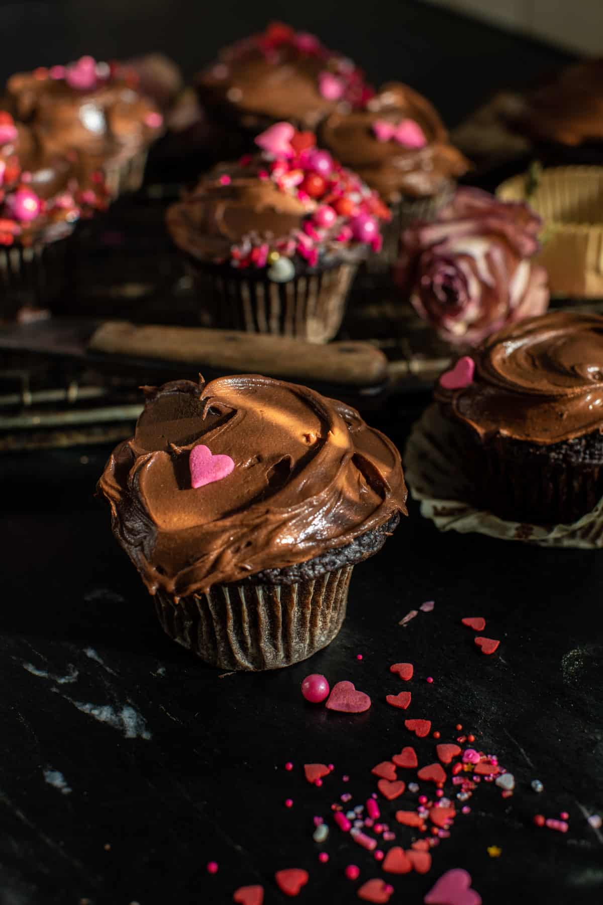 Simple Chocolate Celebration Cupcakes | halfbakedharvest.com