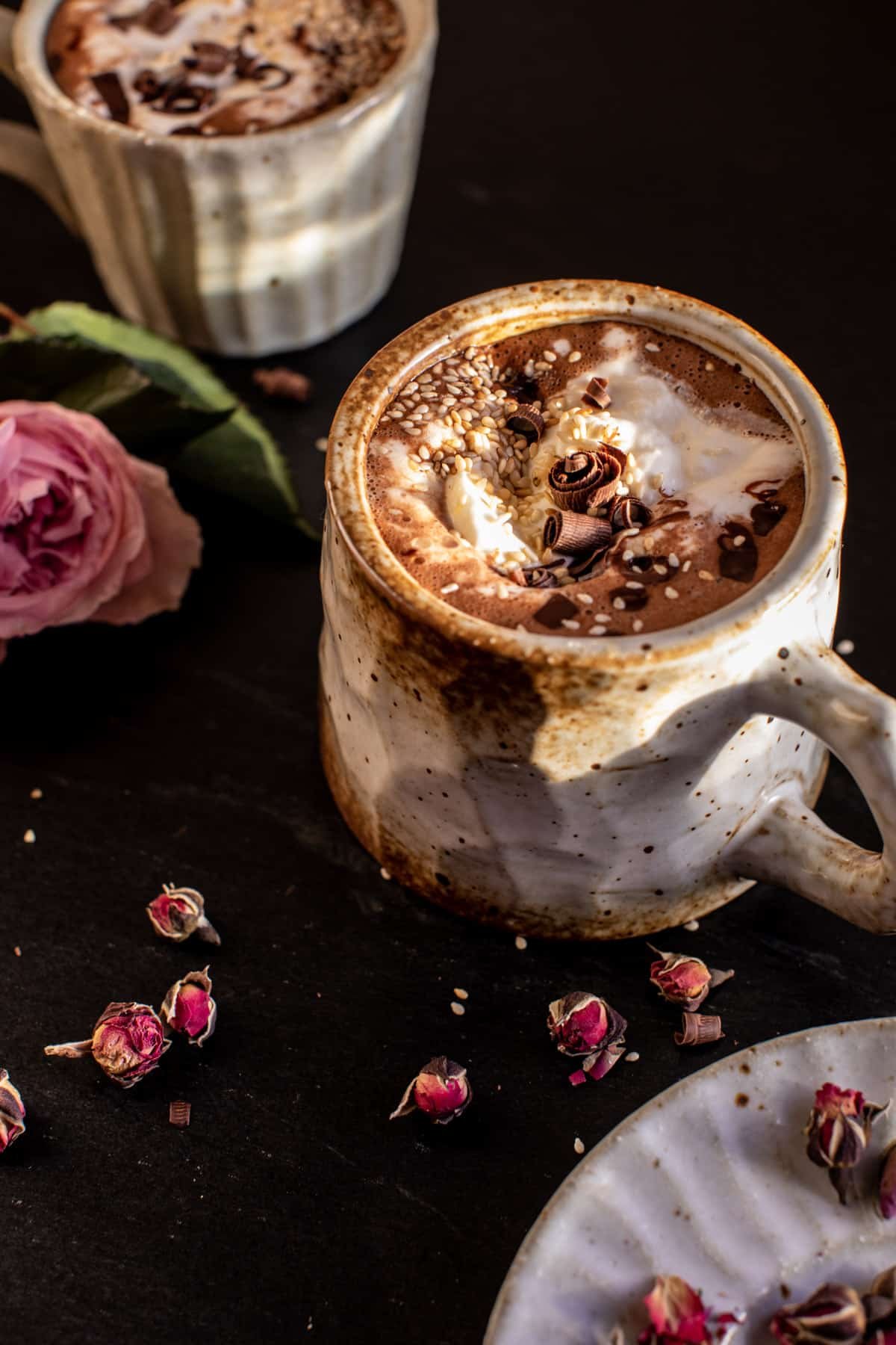 Tahini Hot Chocolate | halfbakedharvest.com