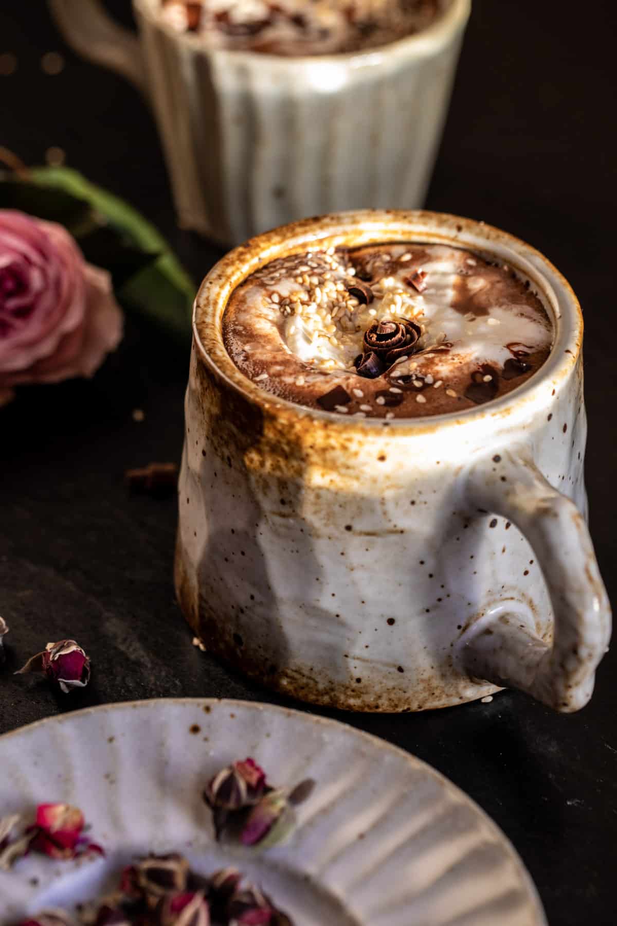Tahini Hot Chocolate | halfbakedharvest.com