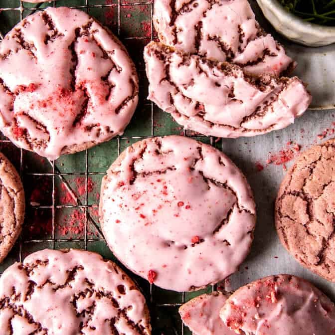Double Strawberry Sugar Cookies | halfbakedharvest.com