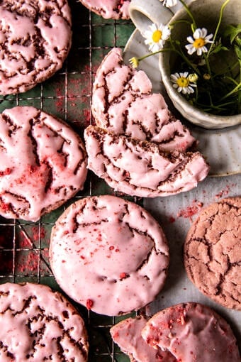 Double Strawberry Sugar Cookies | halfbakedharvest.com
