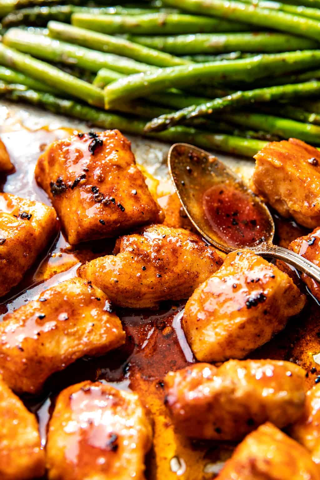 Hot Honey Crispy Salmon Bowls. Half Baked Harvest