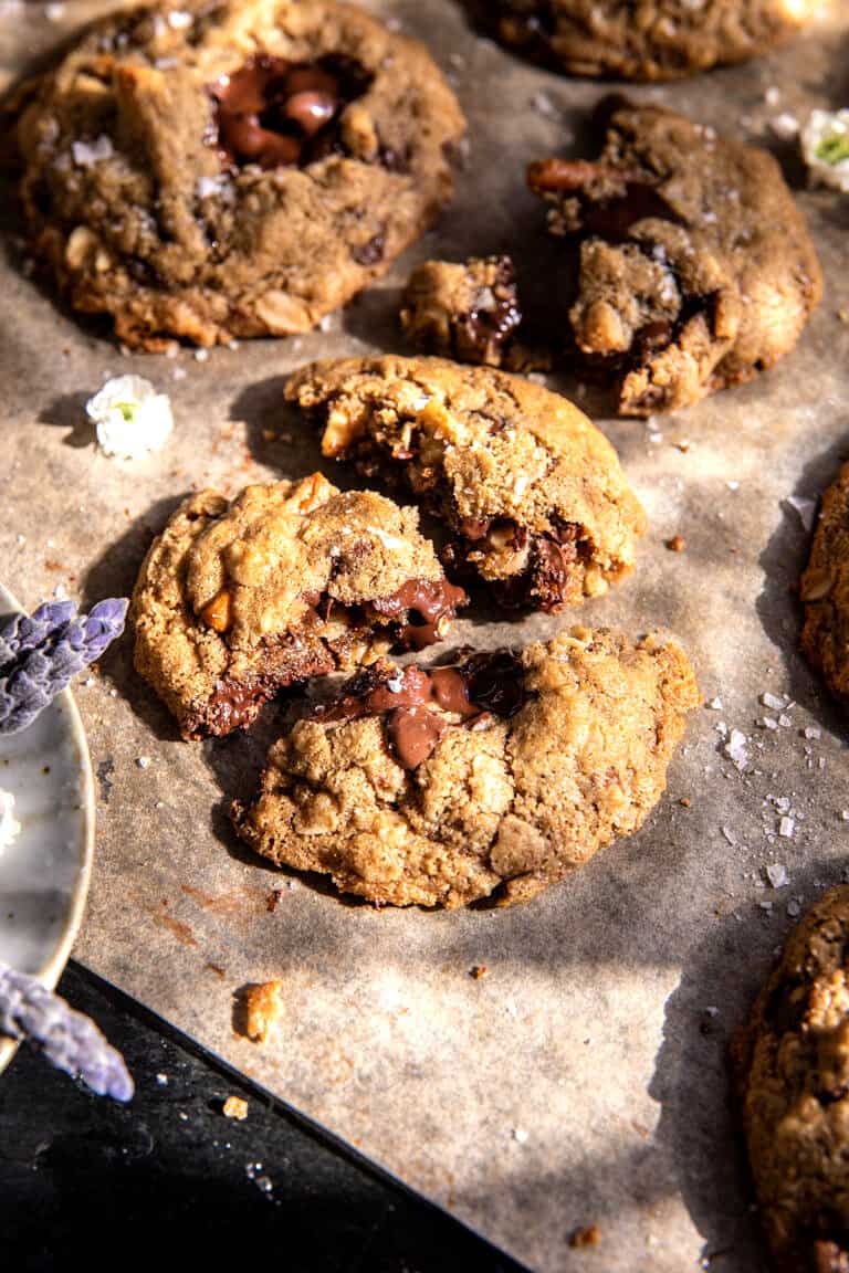 Wholesome Peanut Butter Pretzel Chocolate Chip Cookies