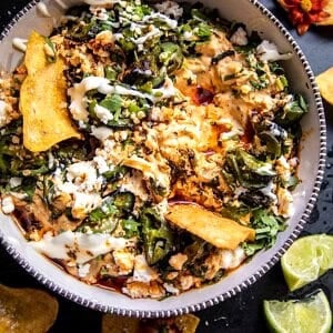 Mexican Street Style JalapenĢo Dip | halfbakedharvest.com