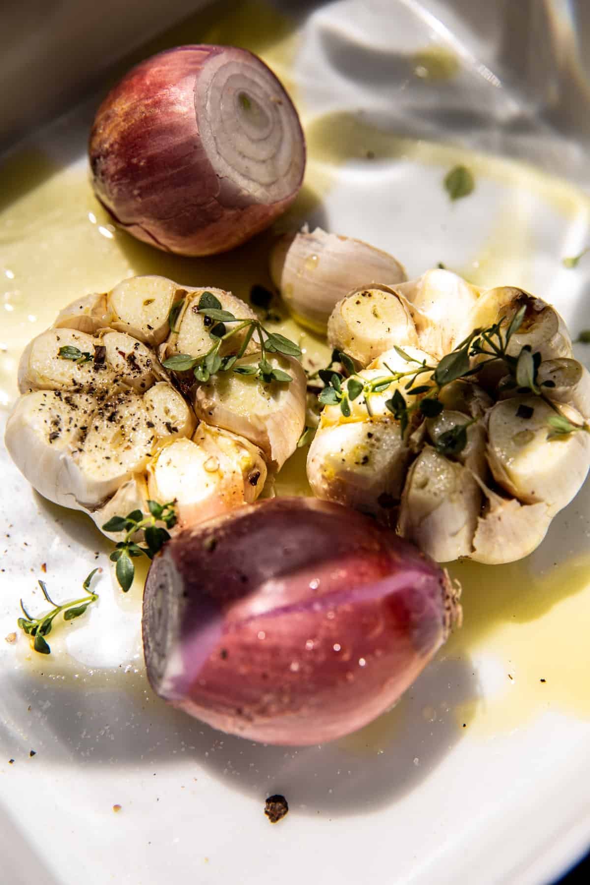 Roasted Garlic Caprese Dip | halfbakedharvest.com
