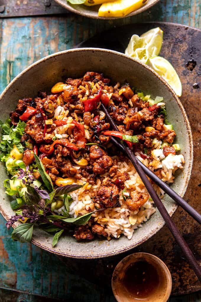 20 Minute Ginger Pineapple Chicken Stir Fry. Half Baked Harvest