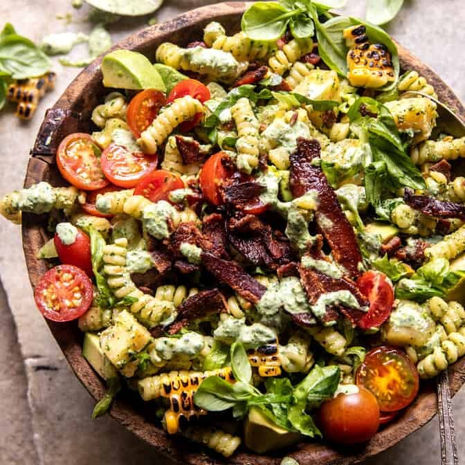 BLT Pasta Salad | halfbakedharvest.com