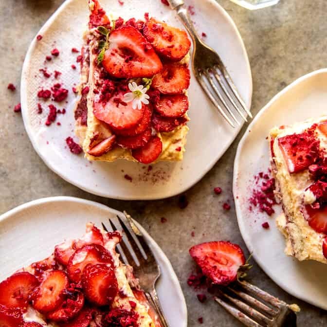 Easy Strawberry Tiramisu | halfbakedharvest.com