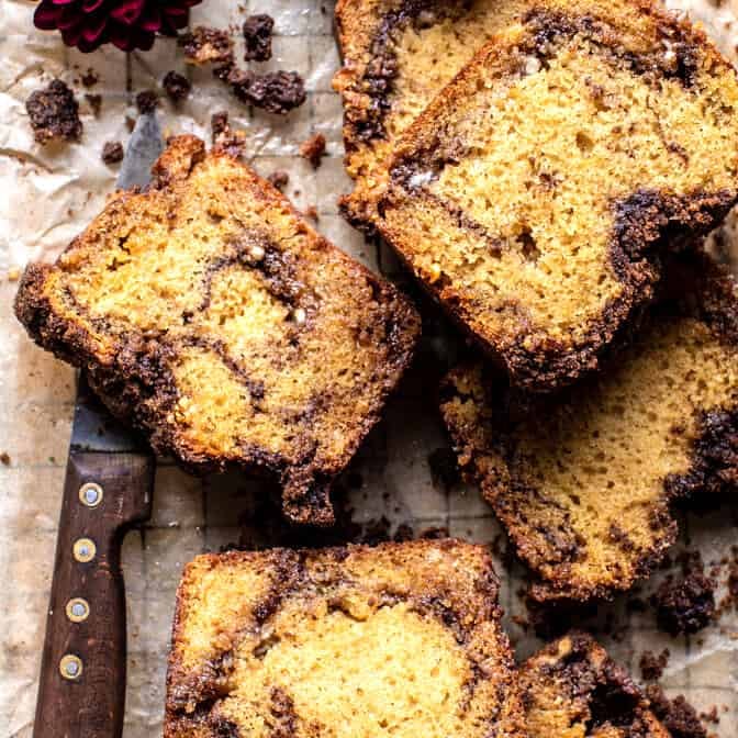 Cinnamon Crunch Quick Bread | halfbakedharvest.com