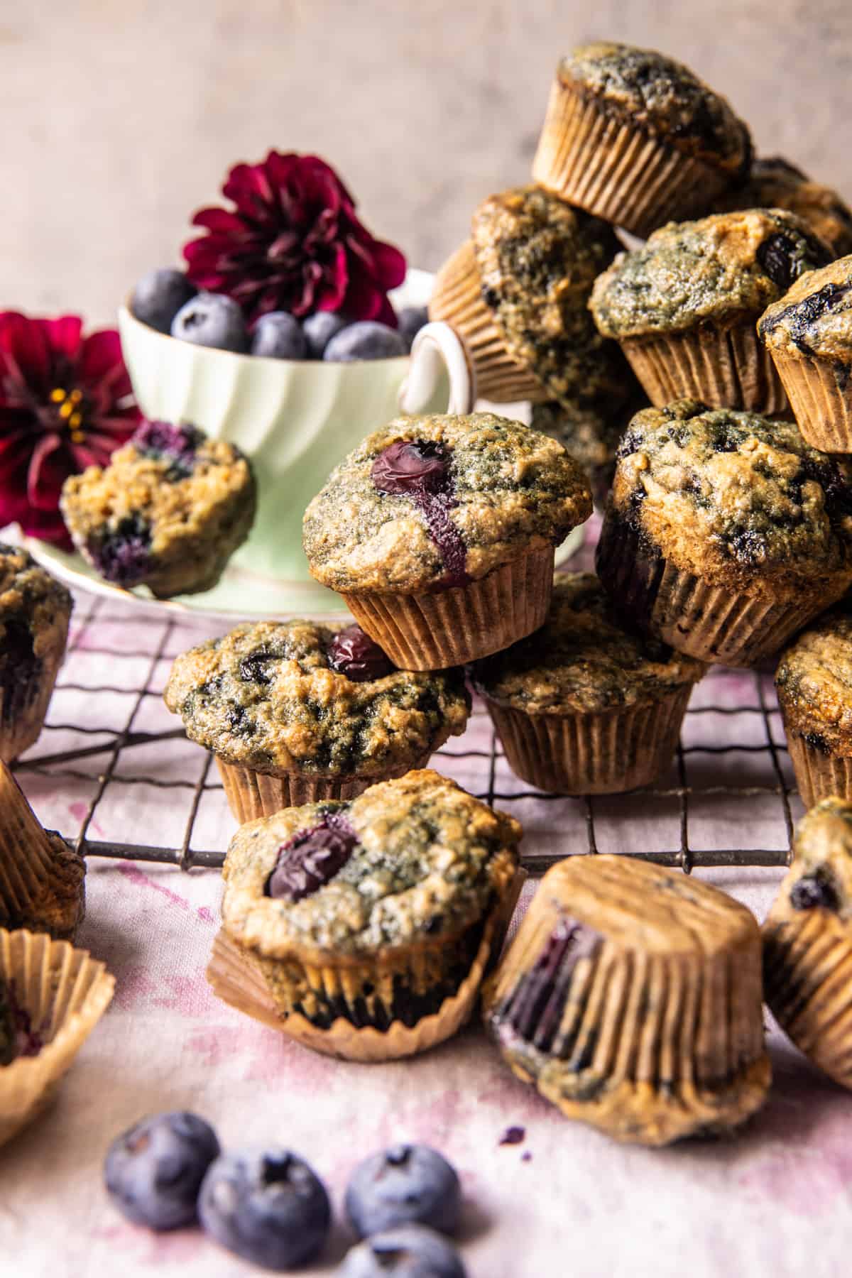 Mini Blueberry Muffins | halfbakedharvest.com