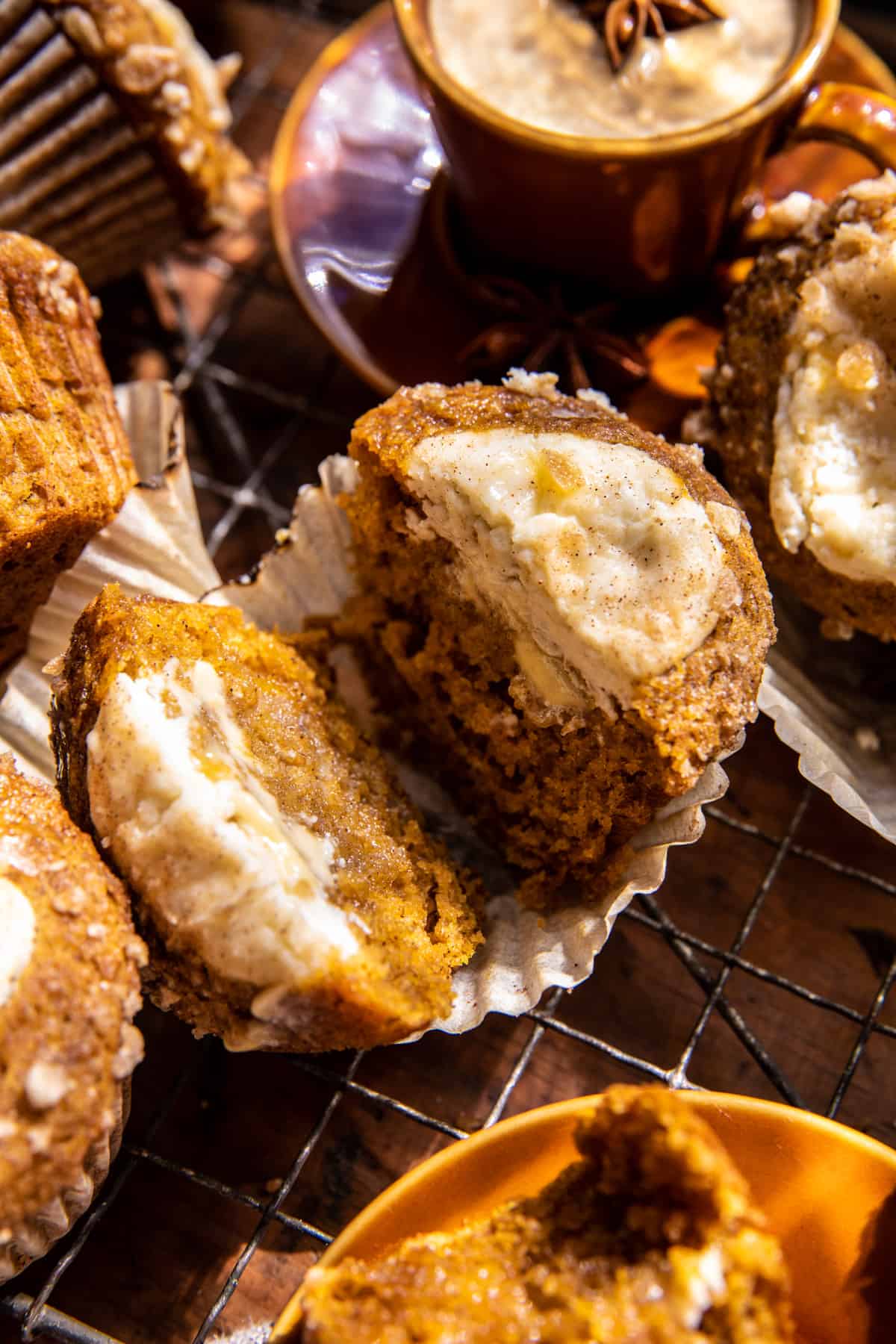 Pumpkin Cream Cheese Muffins | halfbakedharvest.com
