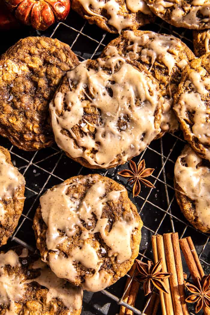 Brown Butter Pumpkin Oatmeal Latte Cookies. Half Baked Harvest