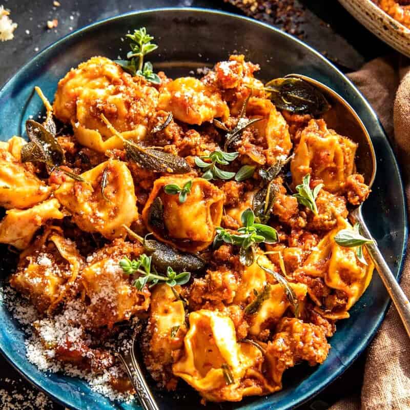 Quick Tortellini Bolognese | halfbakedharvest.com