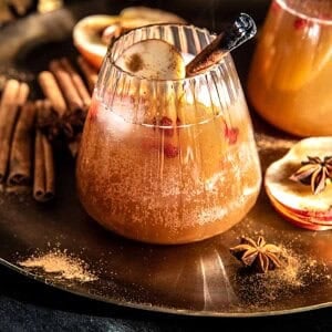 Cinnamon Apple Bourbon Smash | halfbakedharvest.com