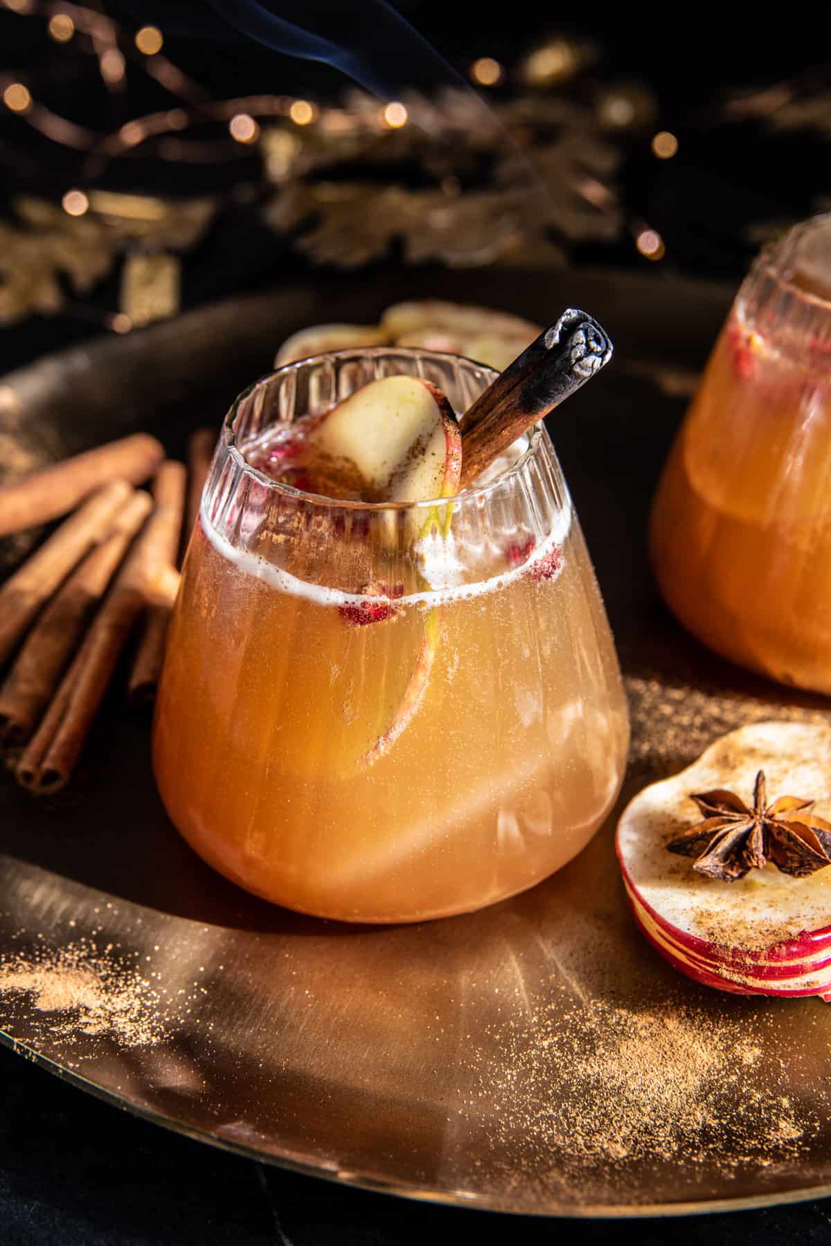Cinnamon Apple Bourbon Smash | halfbakedharvest.com