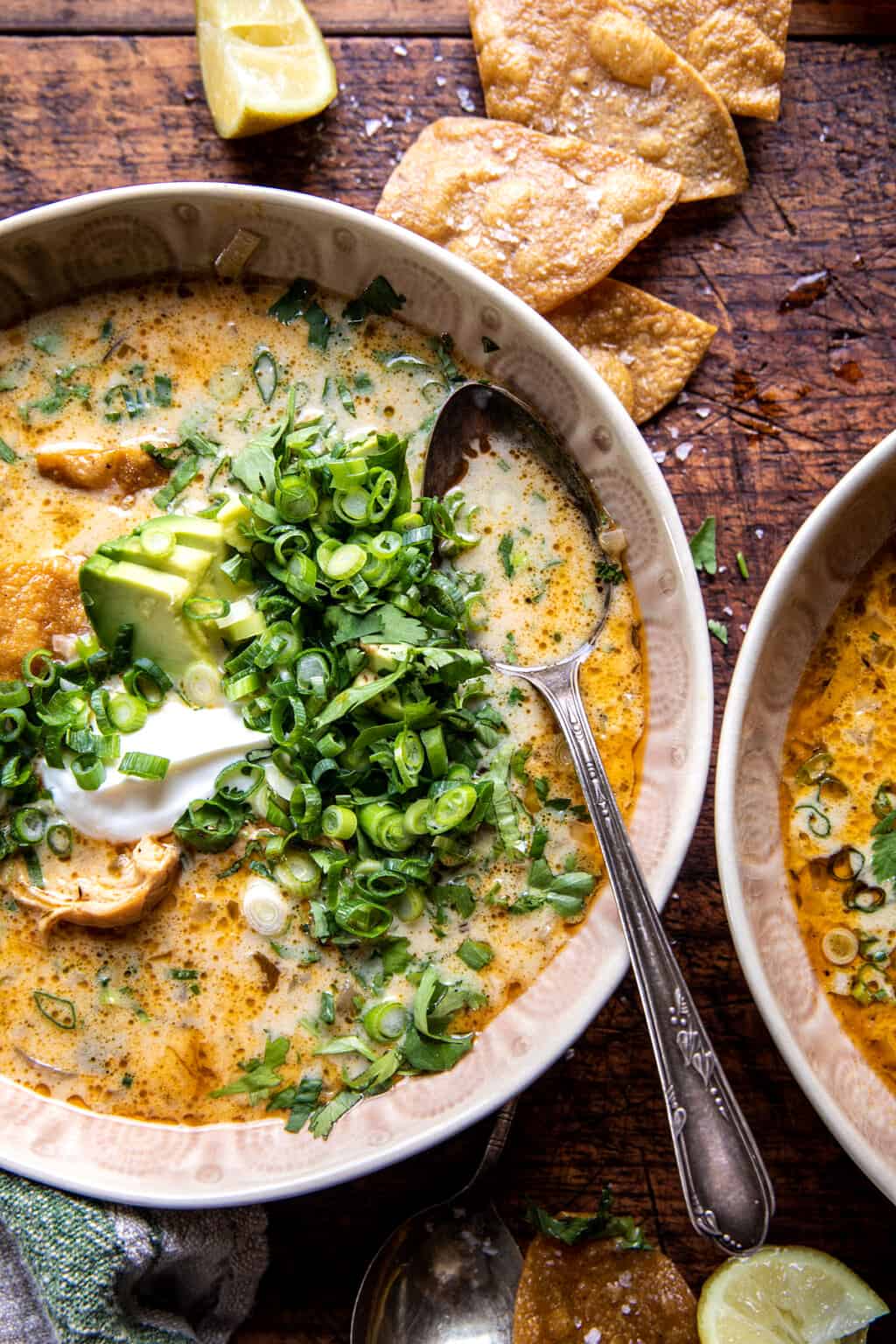 Creamy Chicken Tortilla Soup. Half Baked Harvest