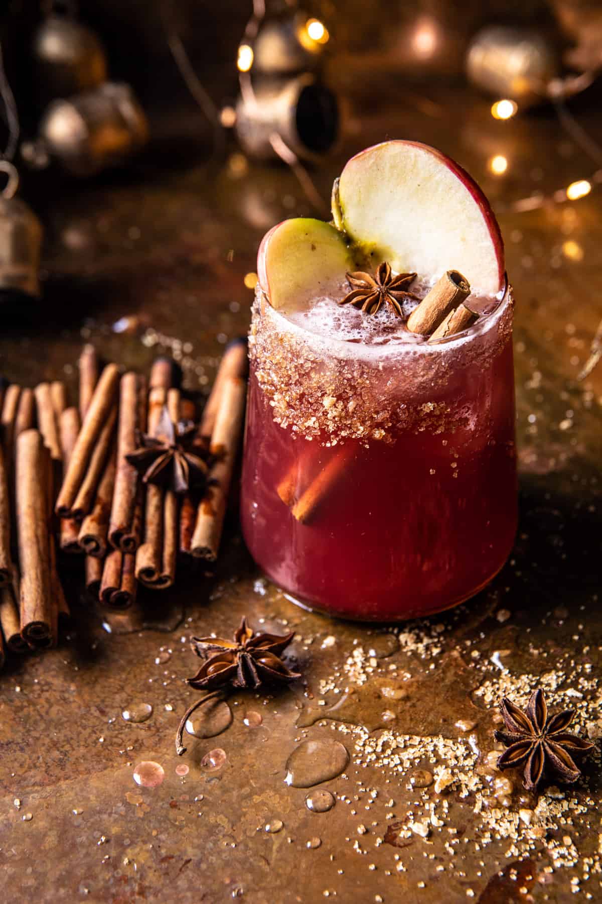 Fireside Cranberry Cider Margarita | halfbakedharvest.com