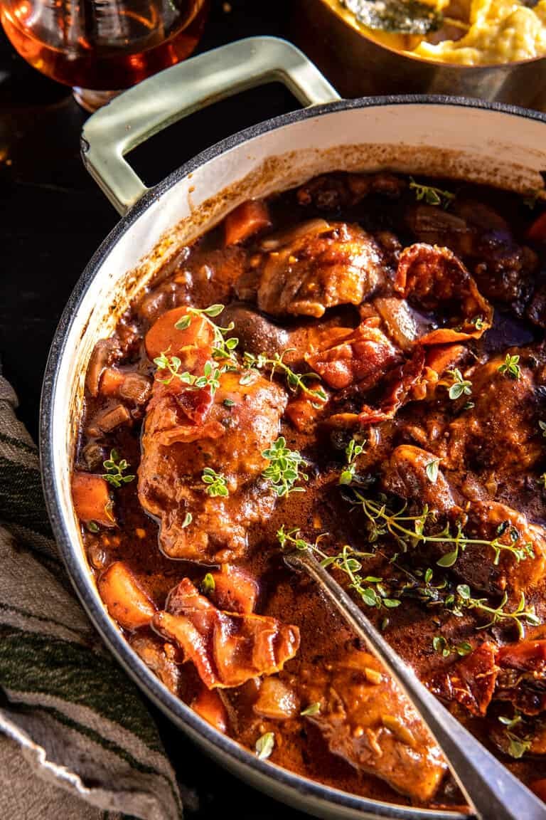 One Hour One Pot Coq au Vin. Half Baked Harvest