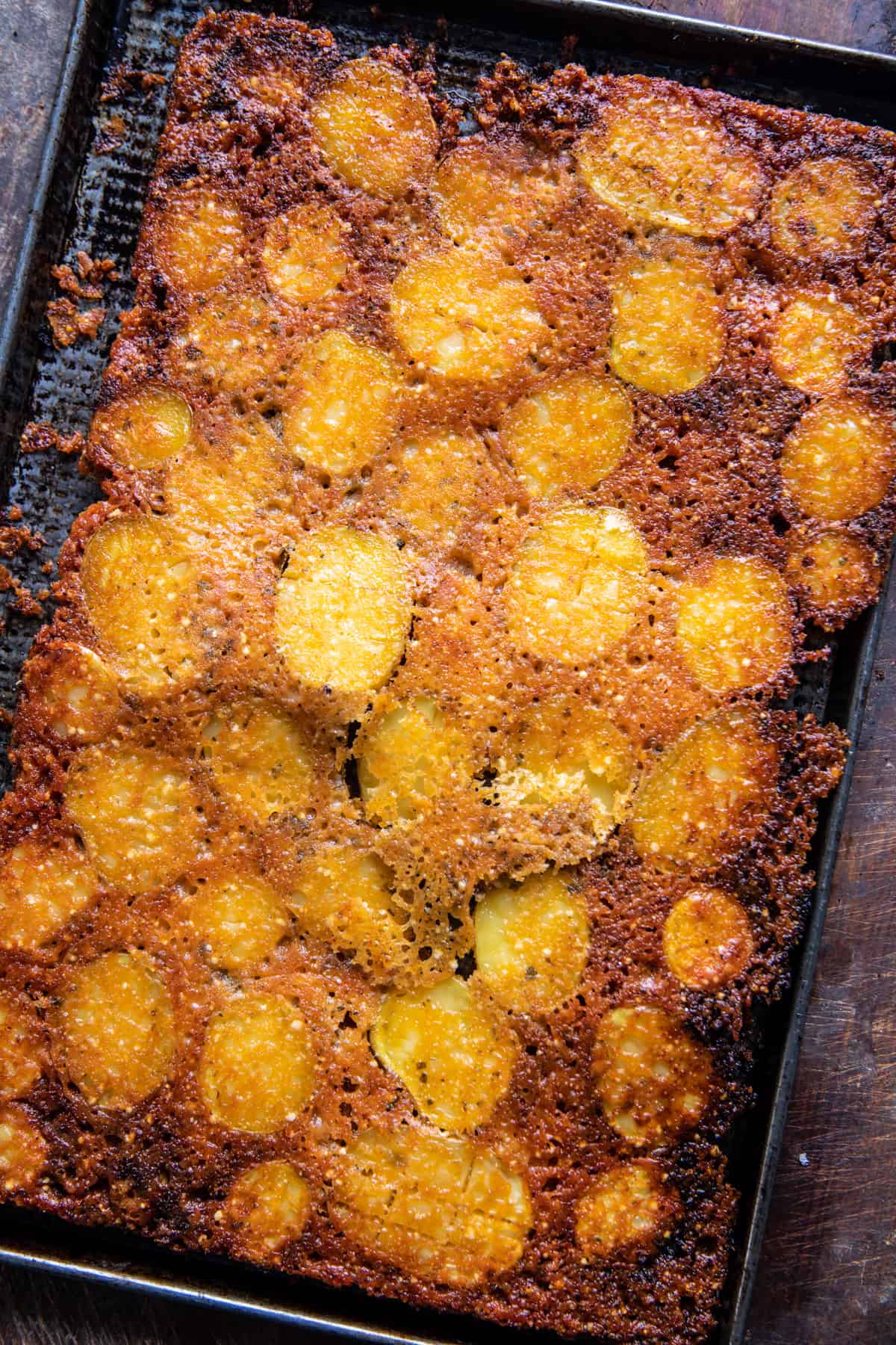 Crispy Parmesan Crusted Buffalo Potatoes | halfbakedharvest.com