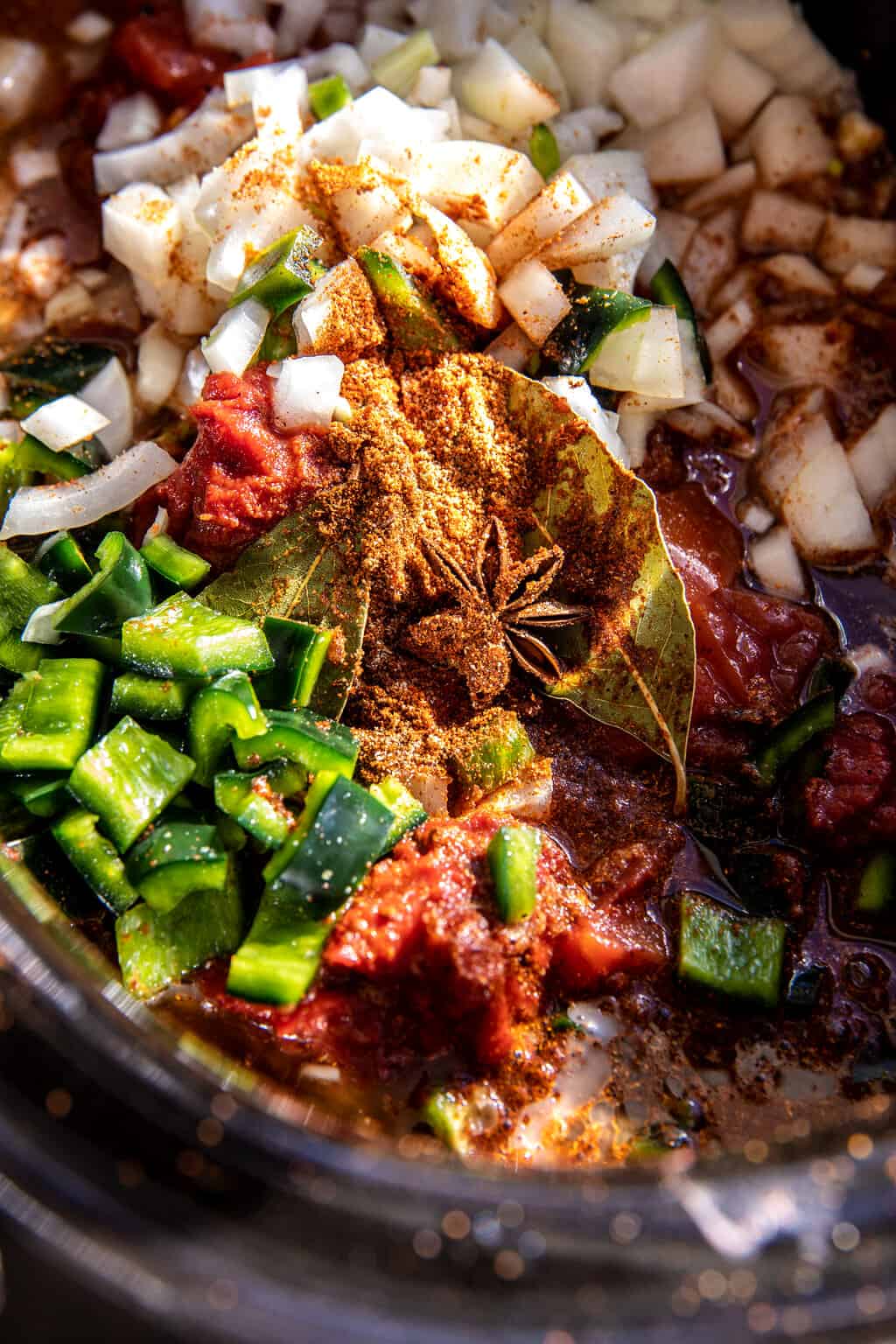 Crockpot Spicy Queso Beef Chili. Half Baked Harvest