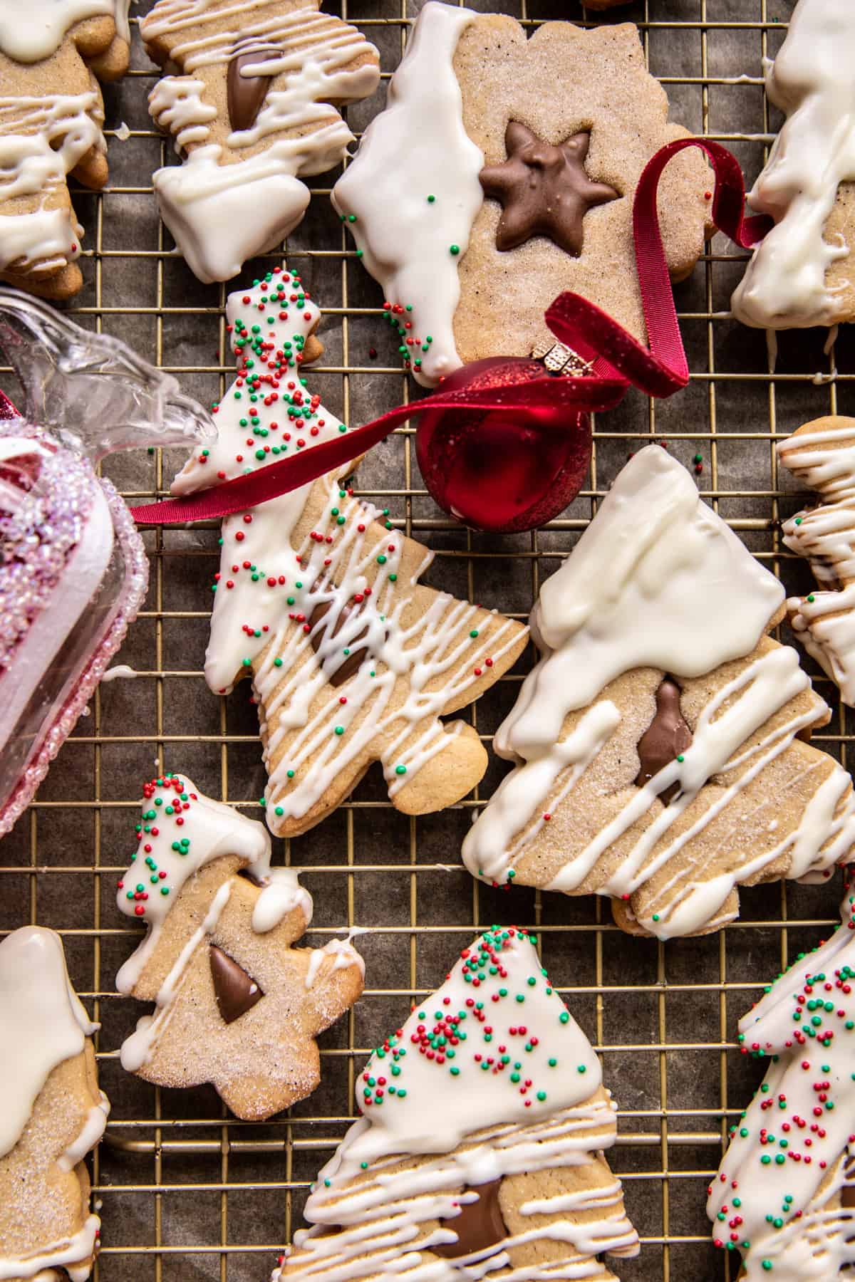 Easy Decked Out Christmas Tree Cookies | halfbakedharvest.com