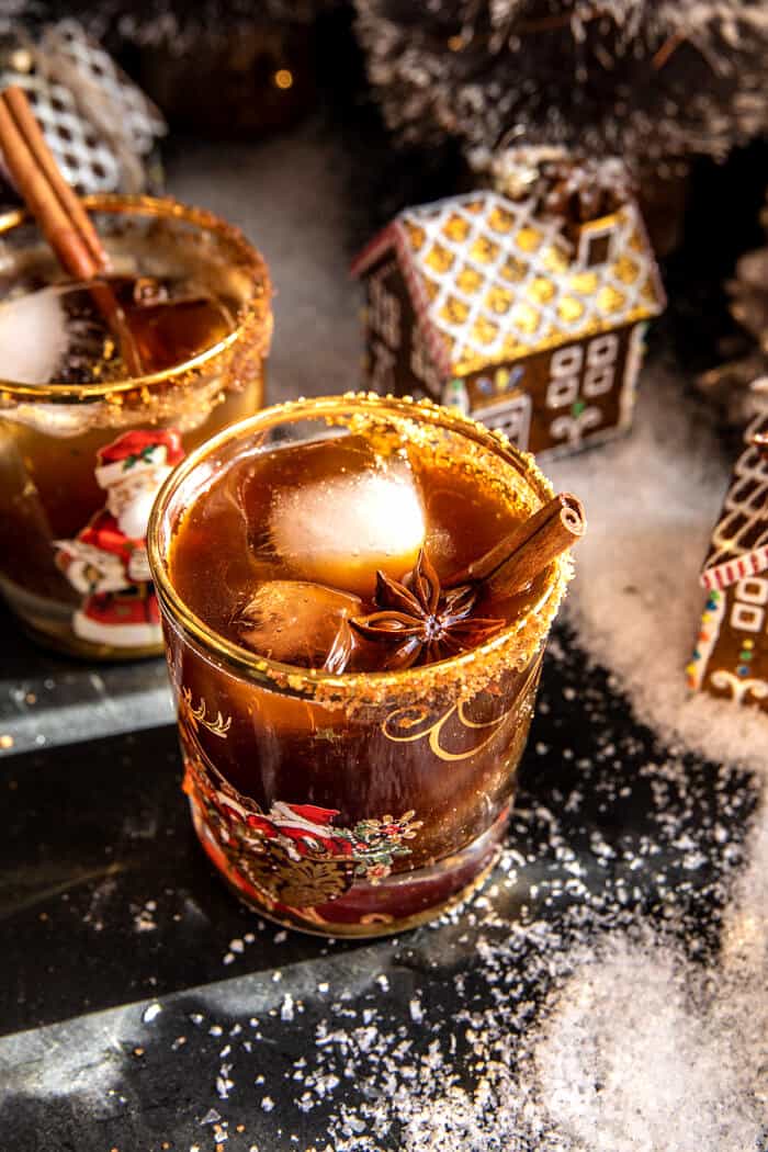 Naughty Gingerbread Cocktail (+mocktail).