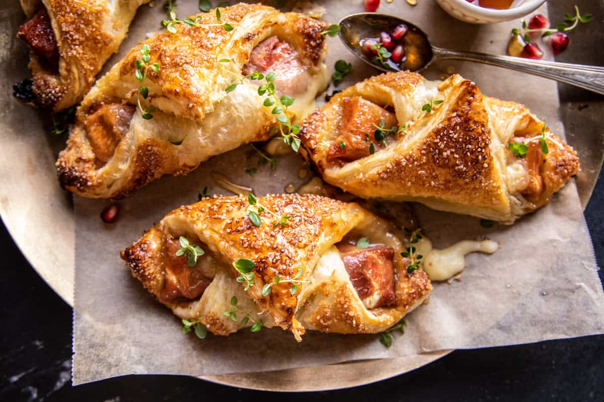 Prosciutto Wrapped Baked Brie Rolls | halfbakedharvest.com