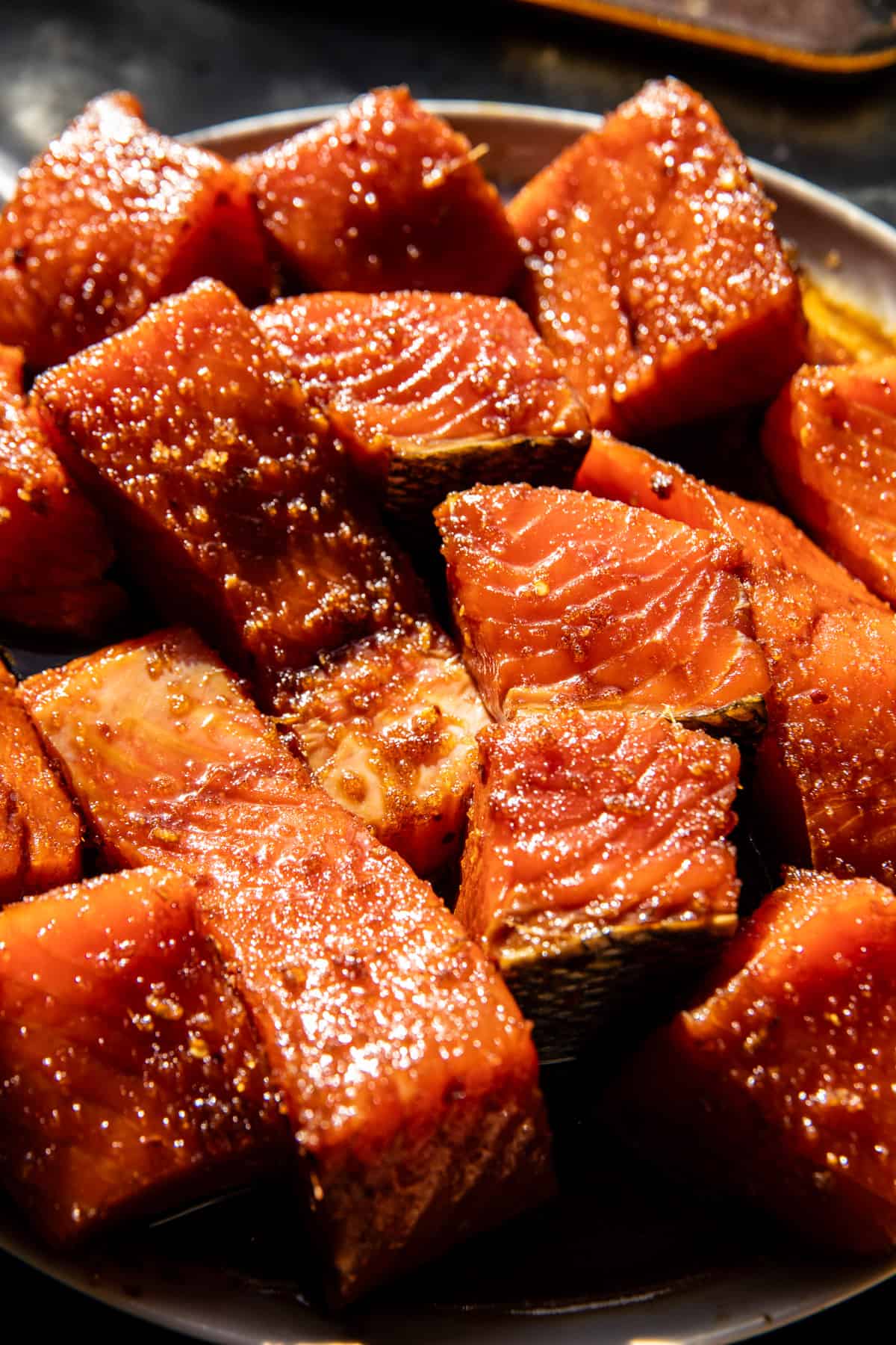 Spicy Ginger Caramelized Salmon Bowl | halfbakedharvest.com
