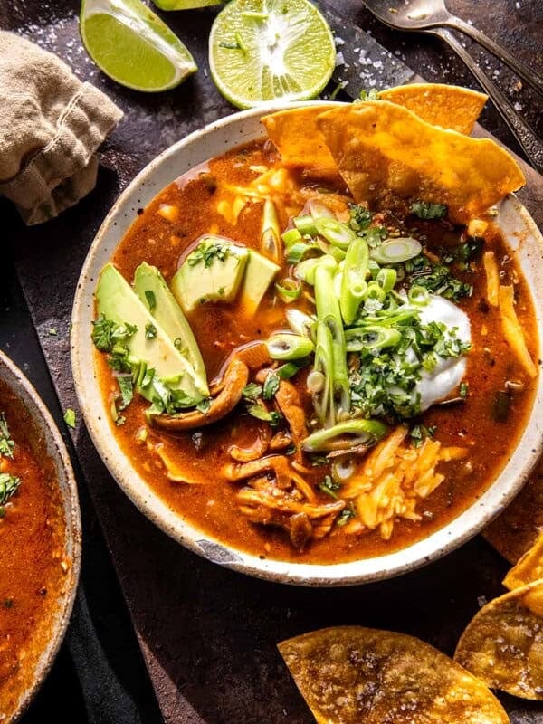Poblano Chicken Tortilla Soup | halfbakedharvest.com