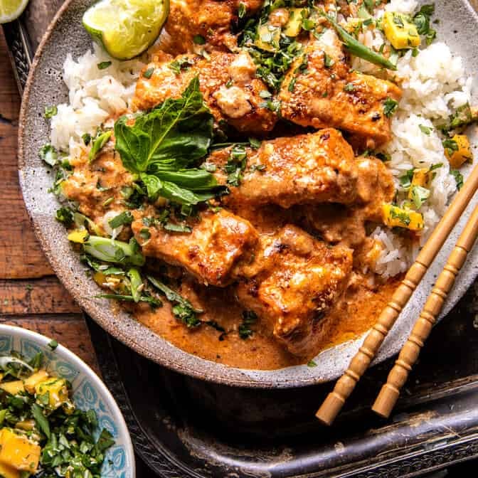 Baked Coconut Curry Salmon | halfbakedharvest.com