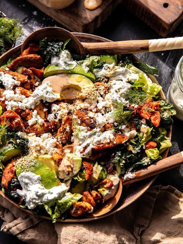 Chicken Tzatziki Avocado Salad | halfbakedharvest.com
