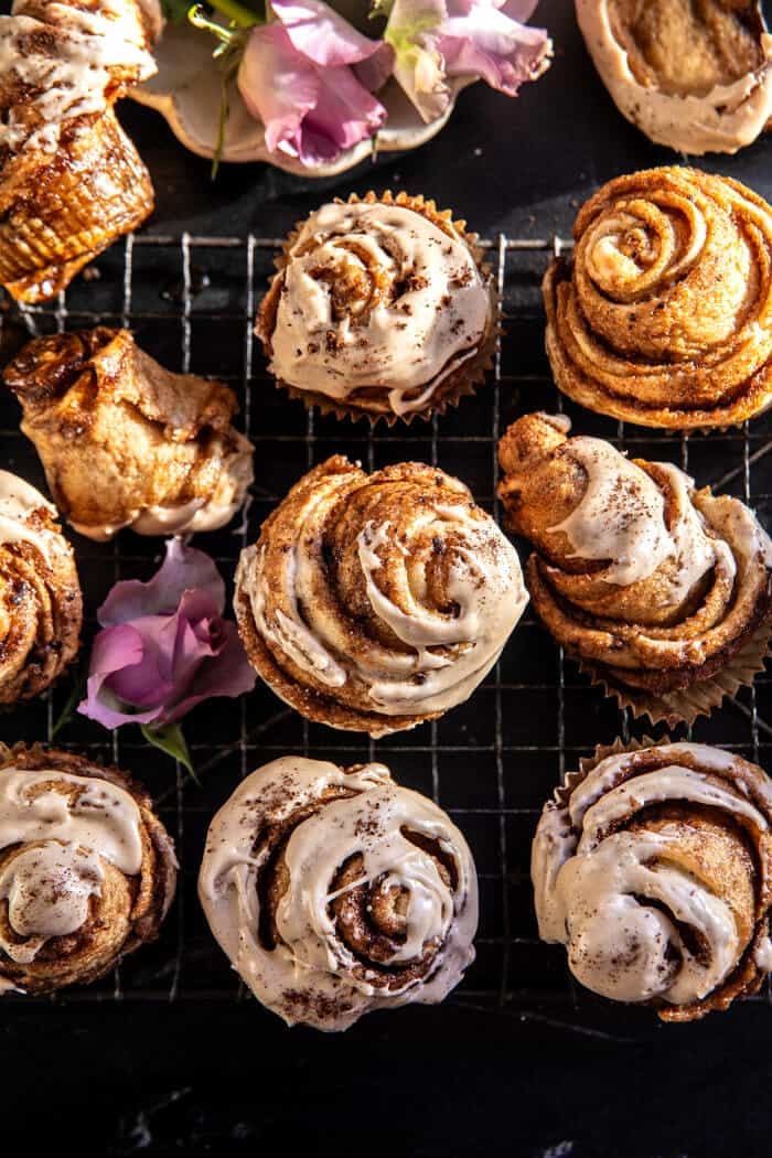 Easy Brown Butter Iced Espresso Cardamom Buns.