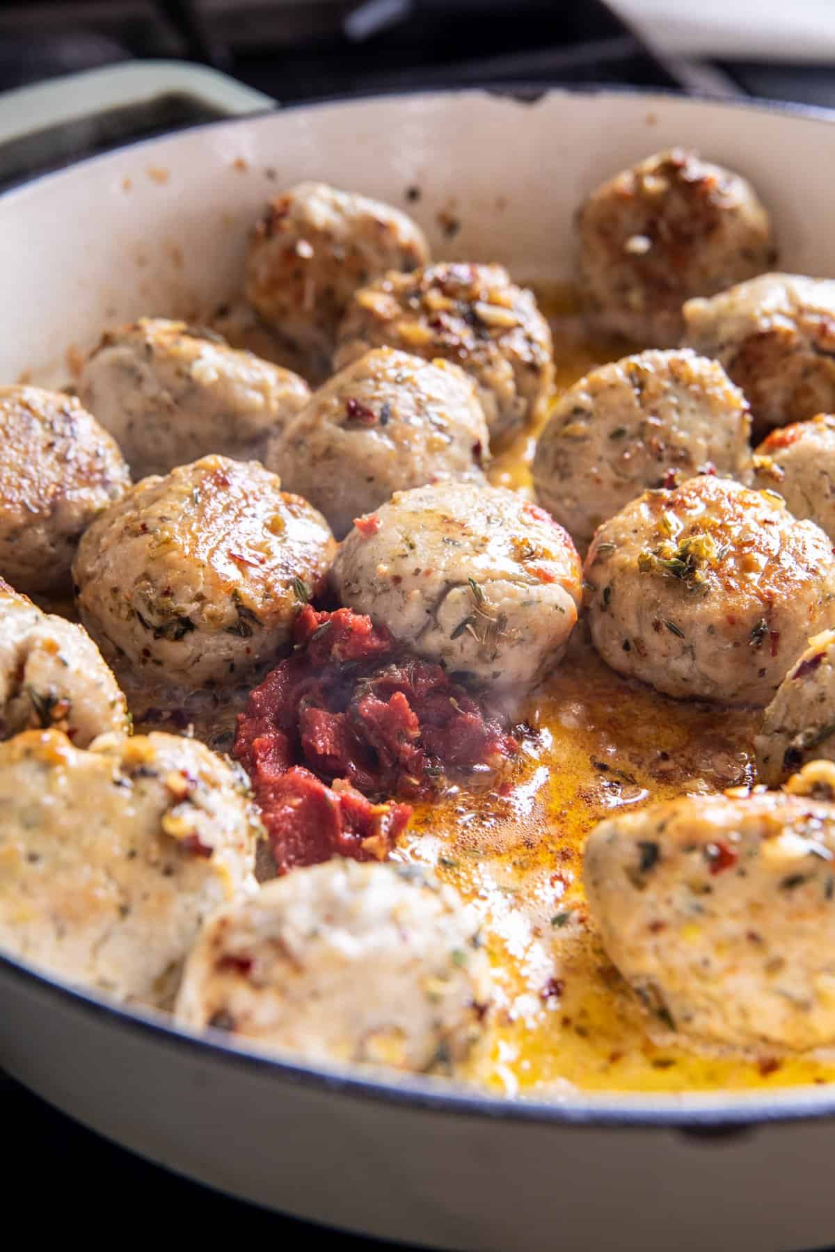 Marry Me Chicken Meatballs | halfbakedharvest.com