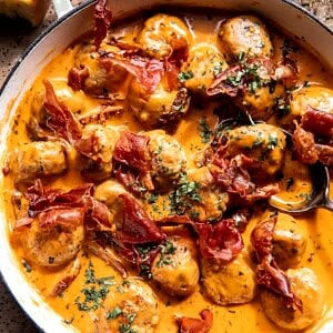 Marry Me Chicken Meatballs | halfbakedharvest.com